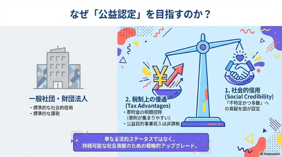なぜ公益認定を目指すのか
