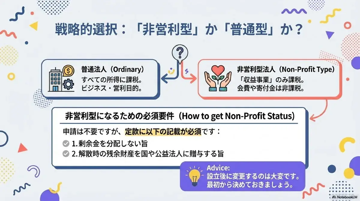 非営利型か普通型か