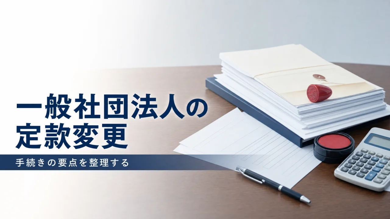一般社団法人の定款変更｜社員総会の特別決議と変更登記の実務