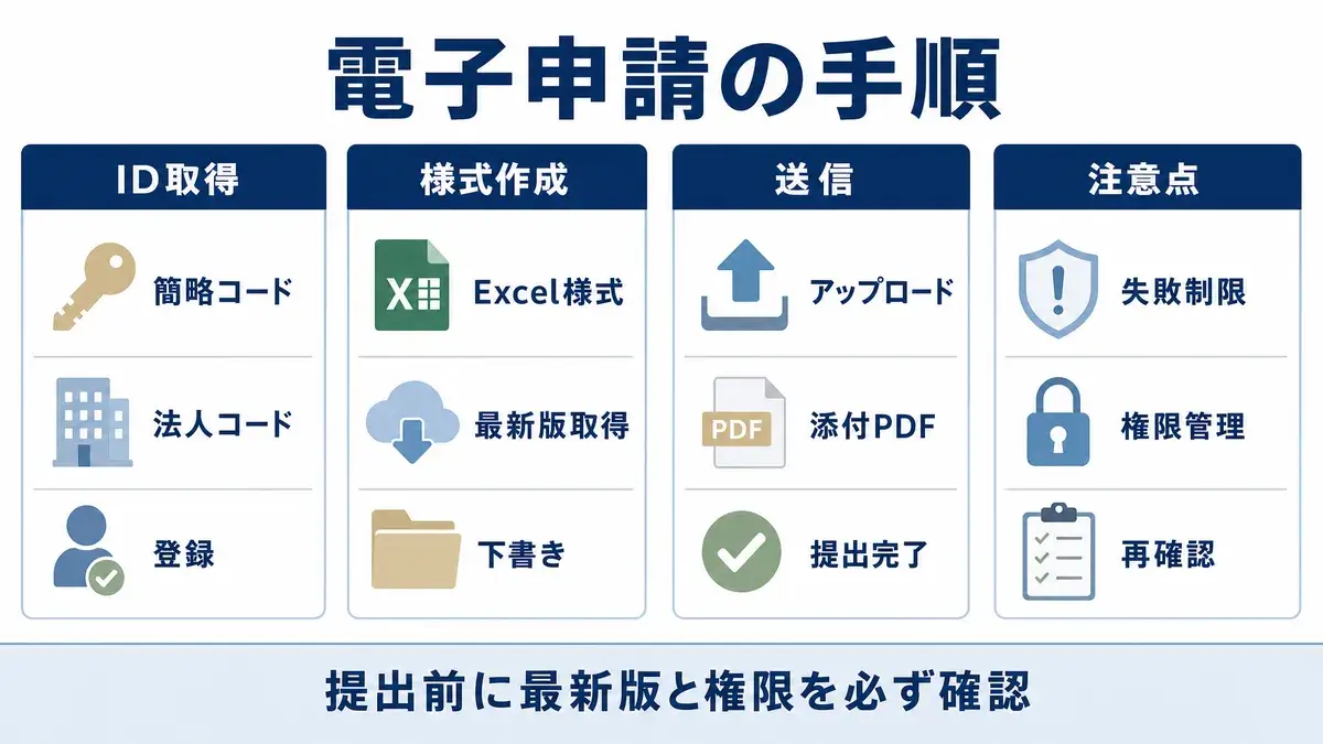 電子申請の手順