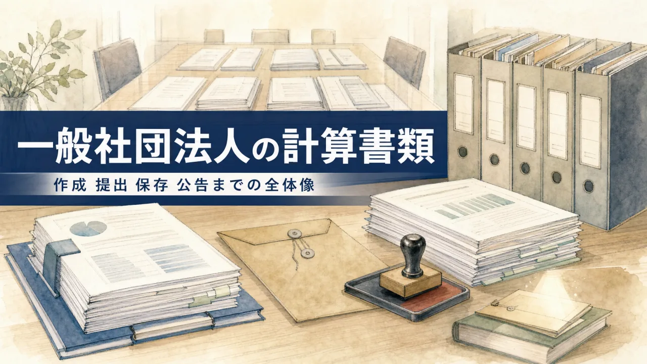 一般社団法人の計算書類｜作成・監査・承認・備置きの実務