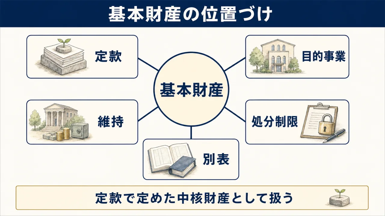 基本財産の定義と位置づけ