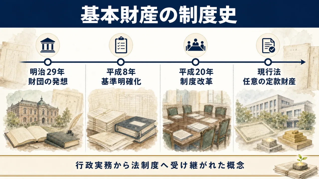 基本財産制度の成り立ち