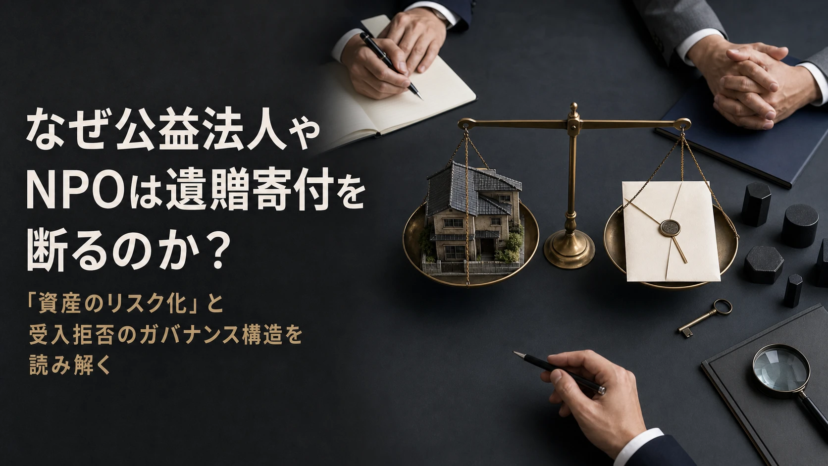 なぜ公益法人やNPOは遺贈寄付を断るのか？─「資産のリスク化」と受入拒否のガバナンス構造を読み解く